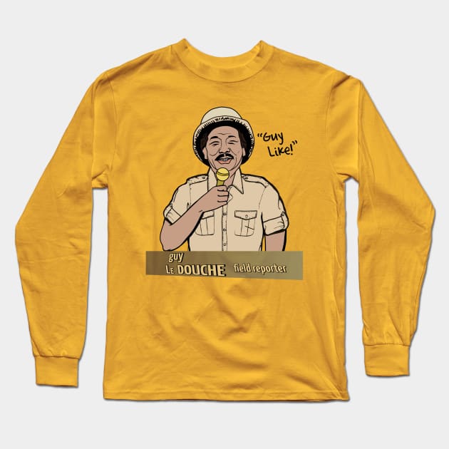 Guy LeDouche Long Sleeve T-Shirt by darklordpug